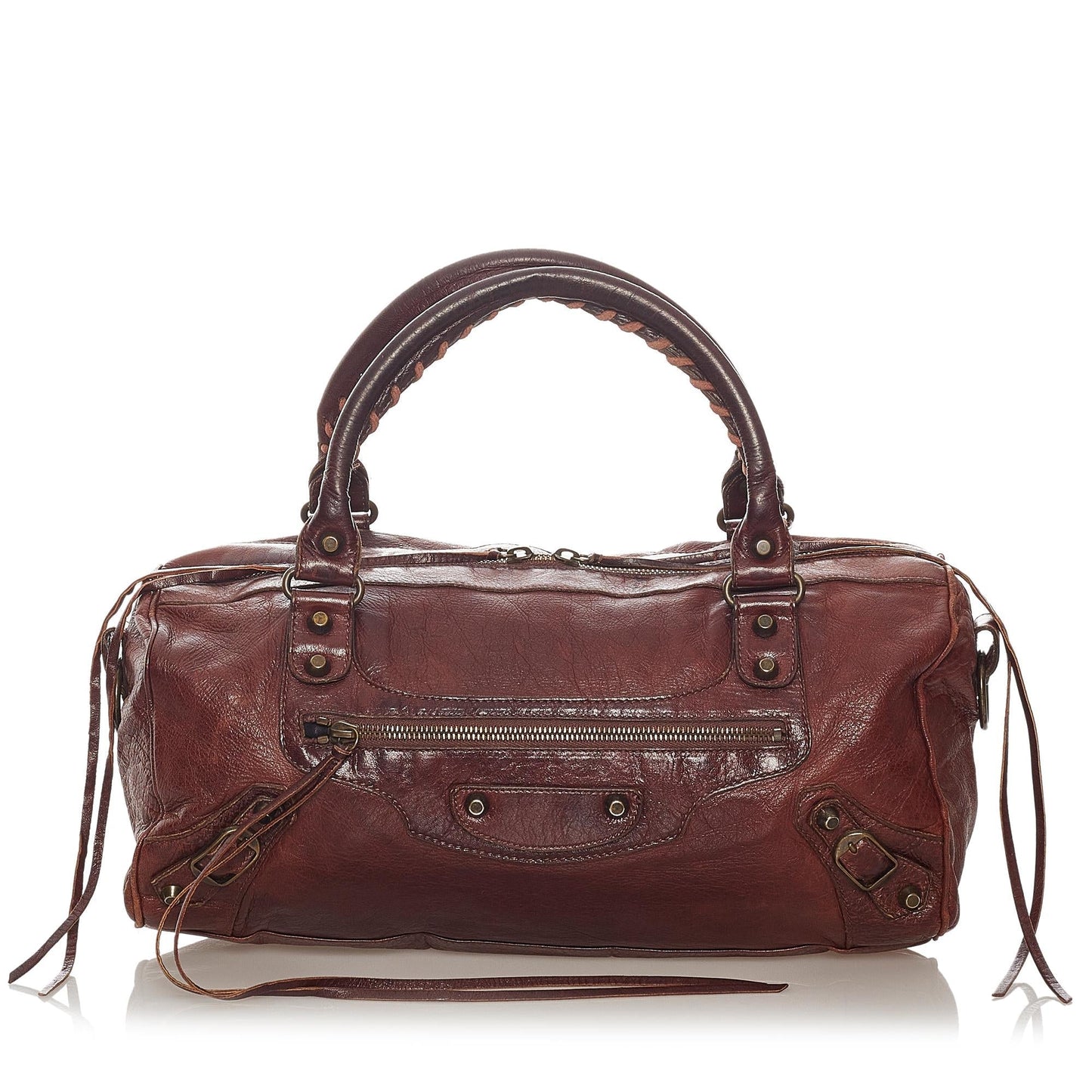 Luxury Balenciaga Trending 2025 Motocross Classic Twiggy Leather Satchel (SHG-27417)