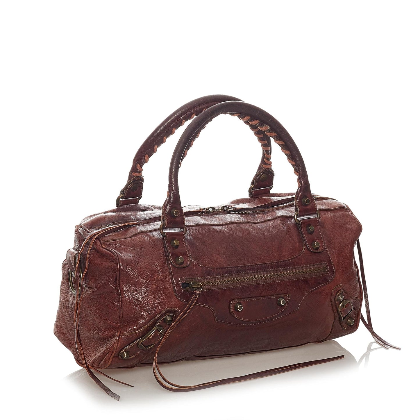 Luxury Balenciaga Trending 2025 Motocross Classic Twiggy Leather Satchel (SHG-27417)