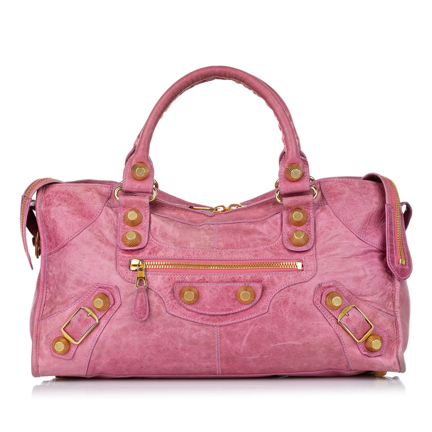 Luxury Balenciaga Trending 2025 Motocross Part Time Giant 21 Leather Satchel (SHG-28722)