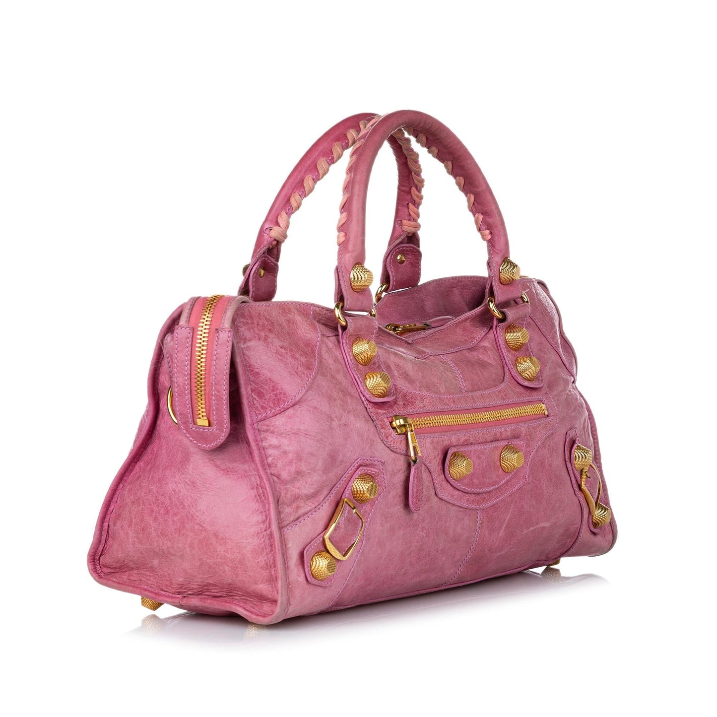 Luxury Balenciaga Trending 2025 Motocross Part Time Giant 21 Leather Satchel (SHG-28722)