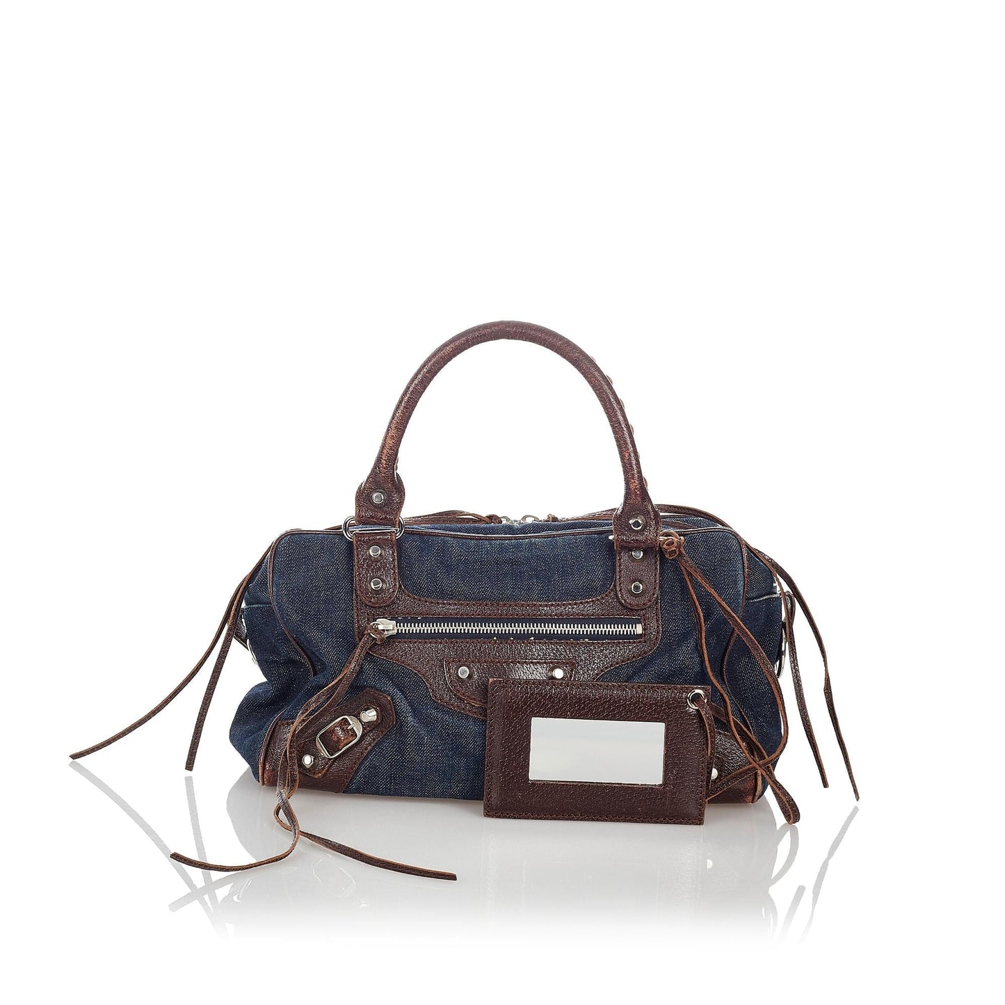 Luxury Balenciaga Trending 2025 Motocross Twiggy Denim Handbag (SHG-27194)