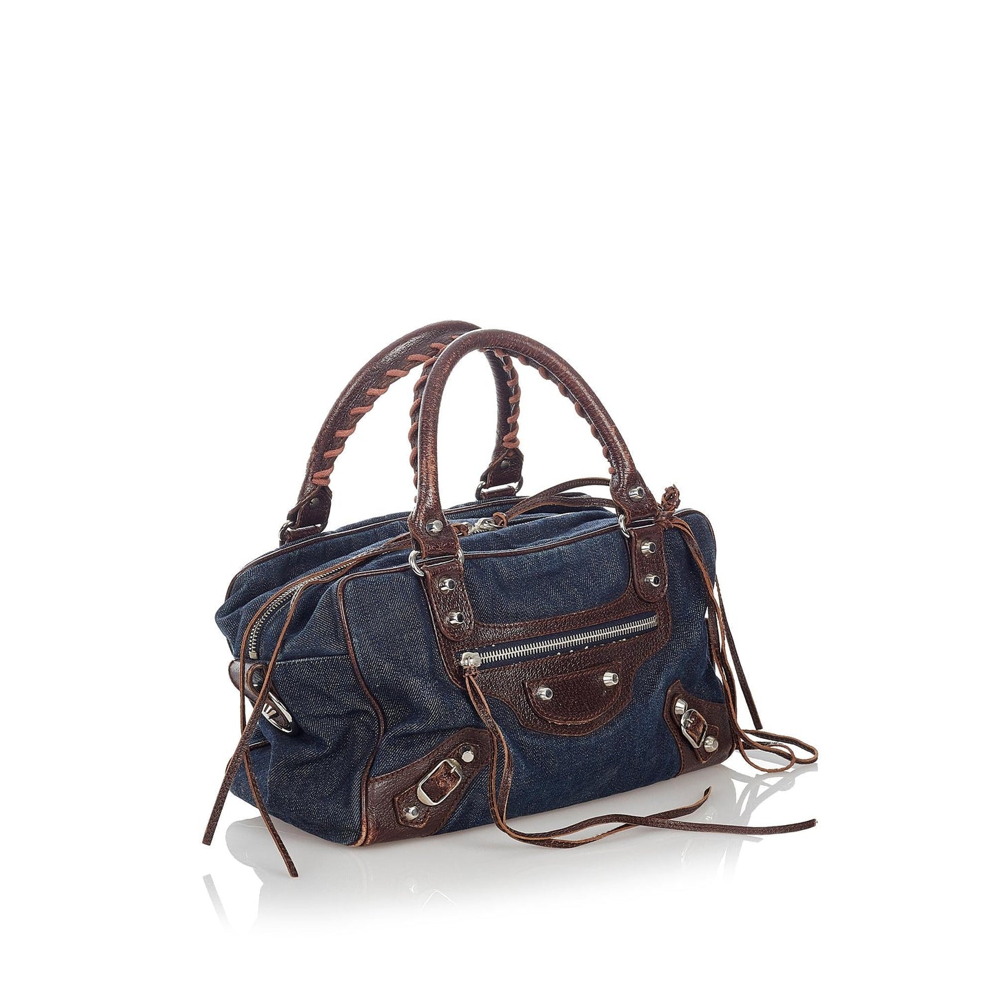 Luxury Balenciaga Trending 2025 Motocross Twiggy Denim Handbag (SHG-27194)