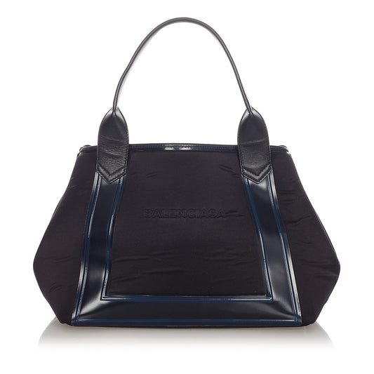 Luxury Balenciaga Trending 2025 Navy Cabas S Canvas Tote Bag (SHG-22964)