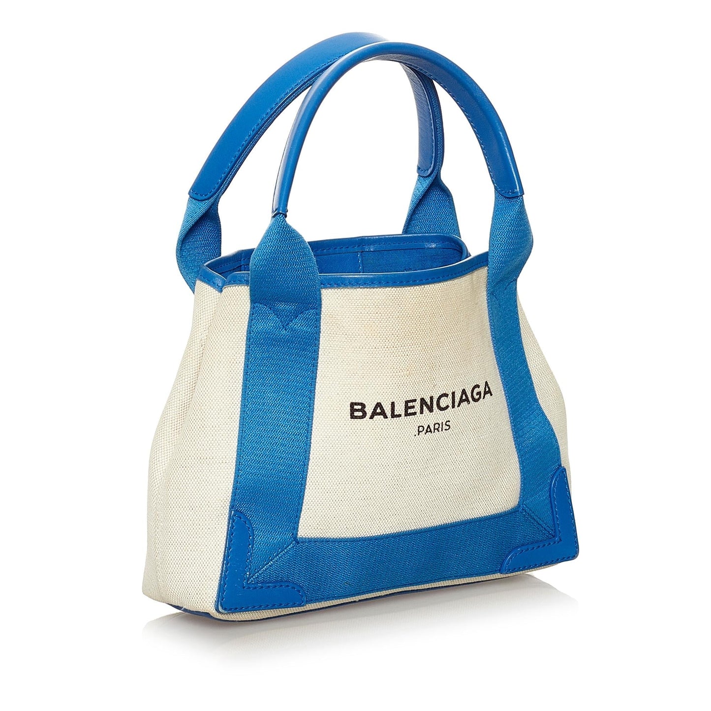 Luxury Balenciaga Trending 2025 Navy Cabas XS Canvas Satchel (SHG-33098)