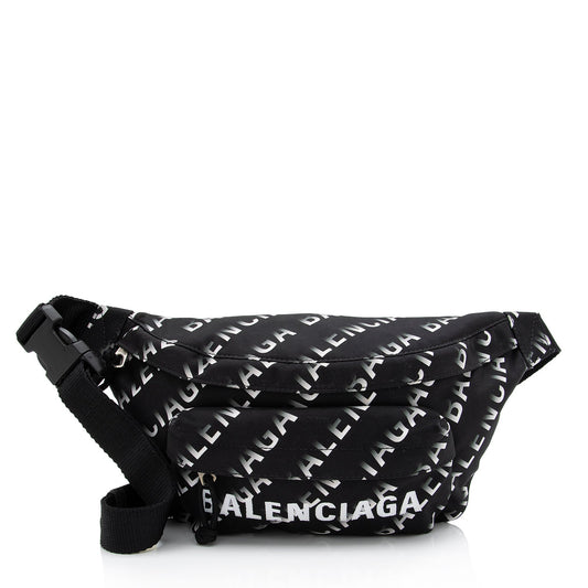 Luxury Balenciaga Trending 2025 Nylon Logo Belt Bag (SHF-oB1rKw)