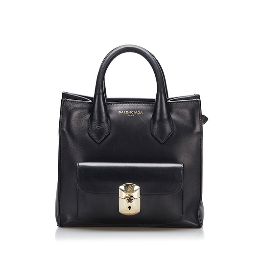 Luxury Balenciaga Trending 2025 Padlock All Afternoon Satchel (SHG-3BOzV8)