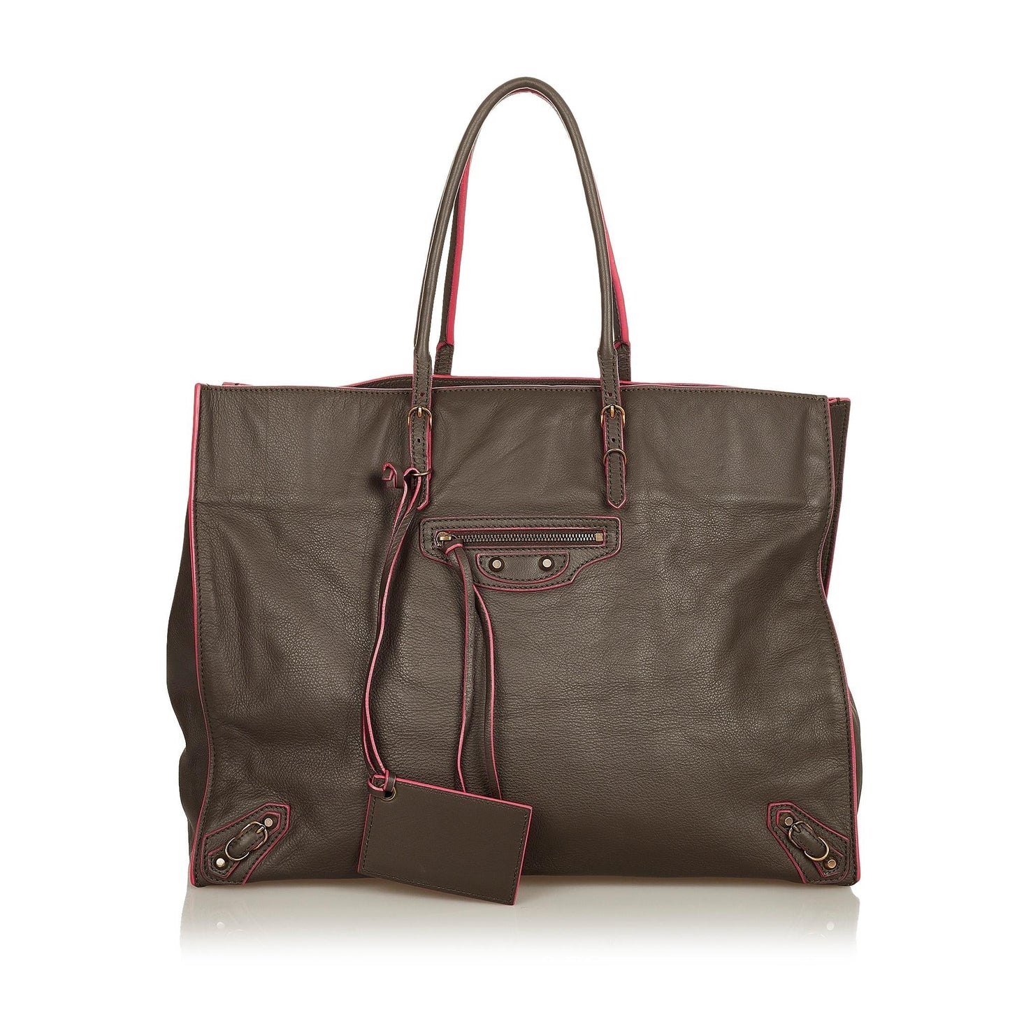 Luxury Balenciaga Trending 2025 Papier A4 Leather Zip-Around Tote (SHG-26450)