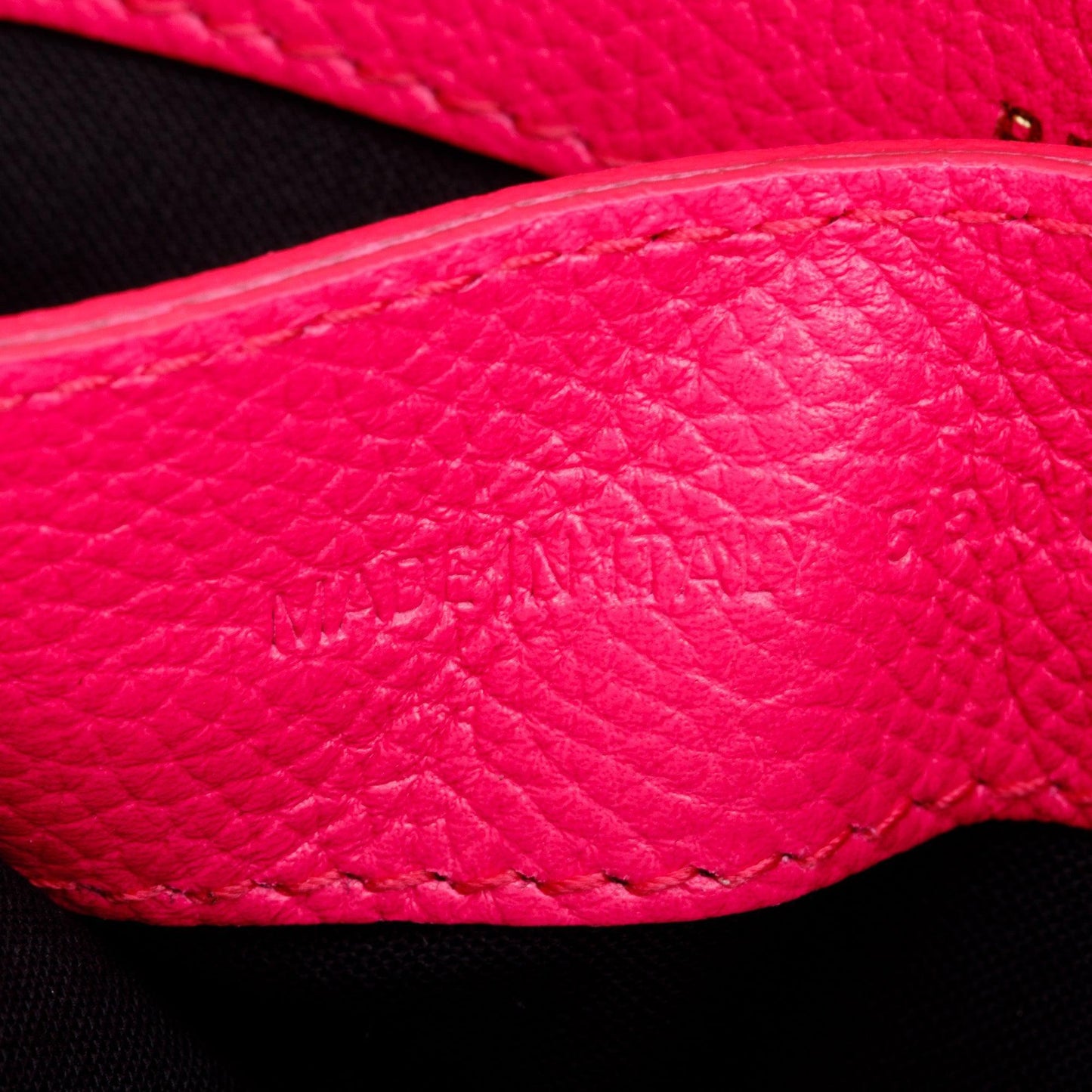 Balenciaga Pink Grained Calfskin Leather XXS Ville Top Handle Bag