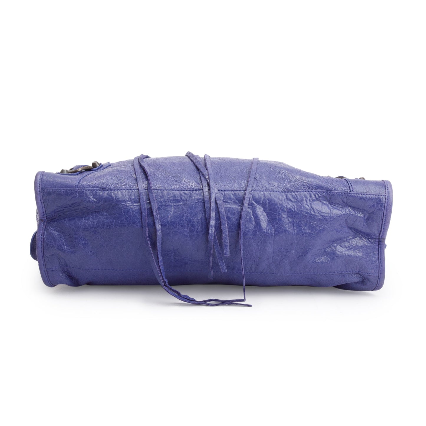 Balenciaga Purple Agneau Leather Le City Medium Bag
