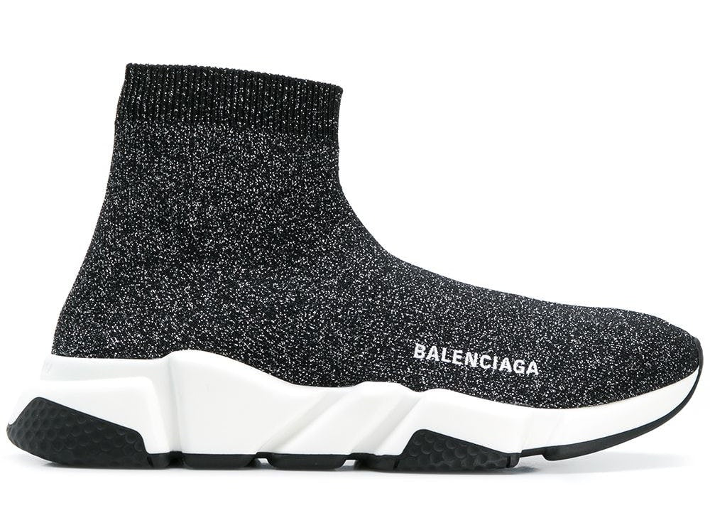 Balenciaga Lurex Womens Tess S Gomma Sneakers