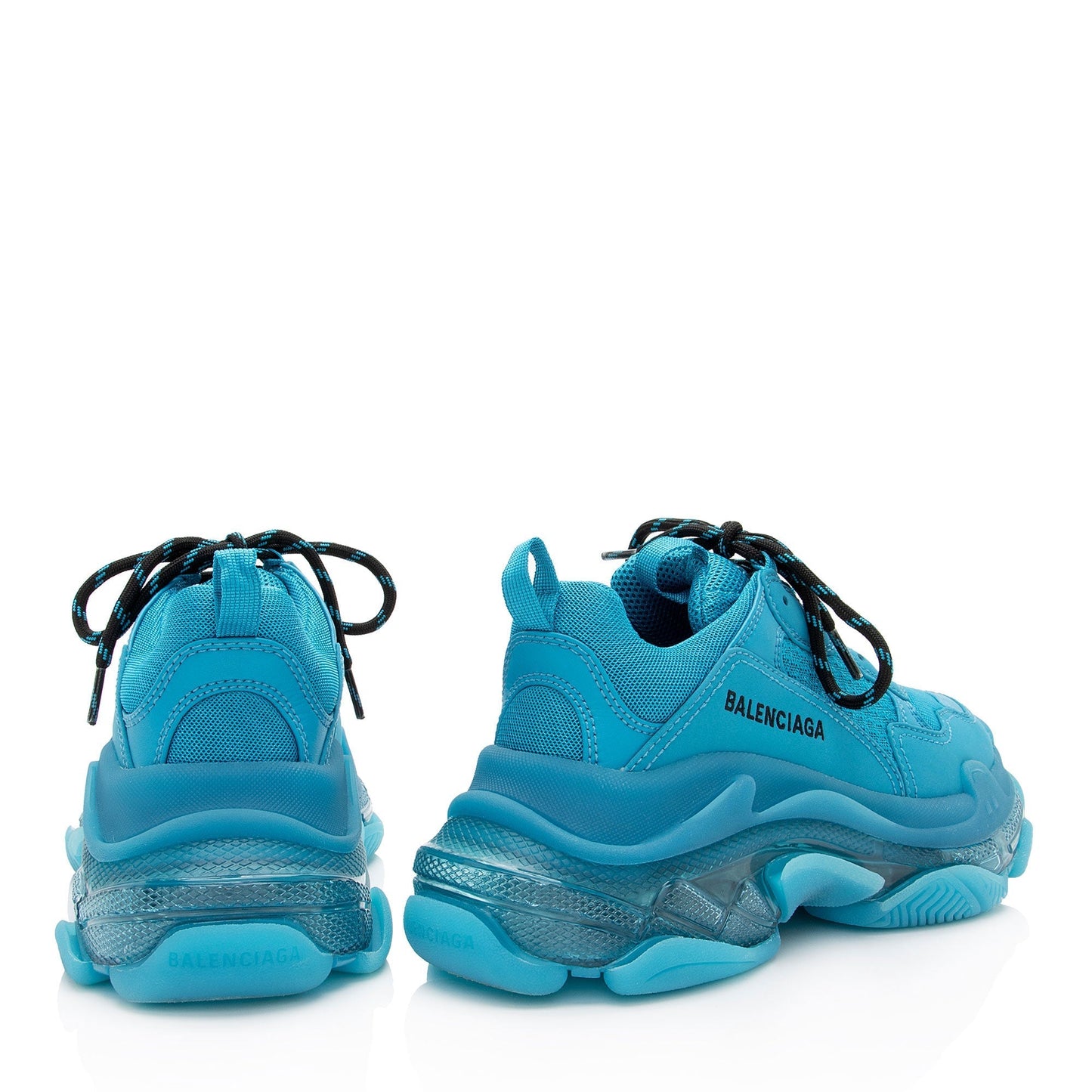 Luxury Balenciaga Trending 2025 Triple S Clear Sole Sneakers - Size 7 / 37 (SHF-CPwO7U)