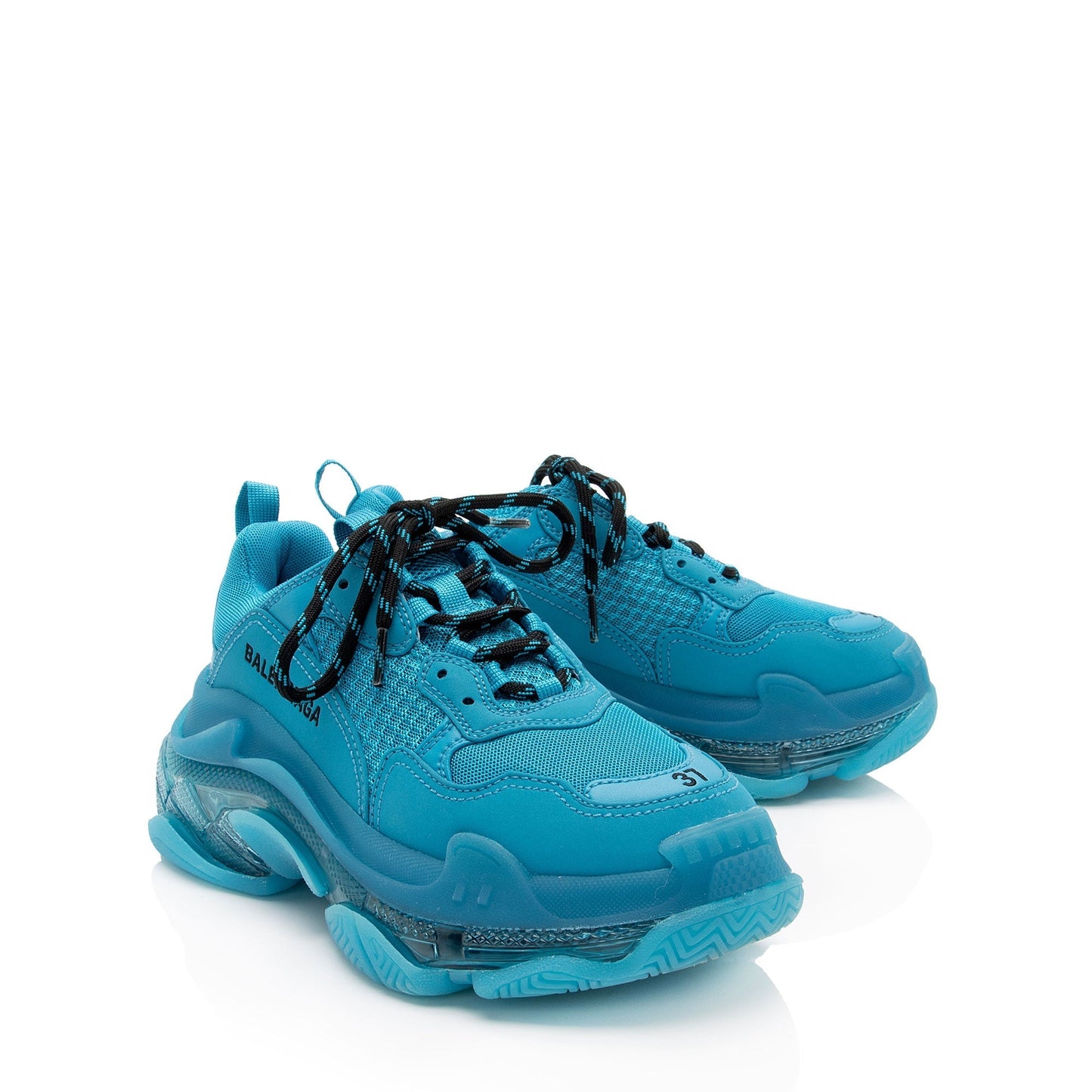 Luxury Balenciaga Trending 2025 Triple S Clear Sole Sneakers - Size 7 / 37 (SHF-CPwO7U)