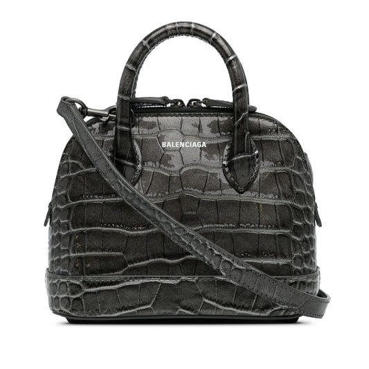 Luxury Balenciaga Trending 2025 XS Embossed Ville Satchel (SHG-2HcrjE)