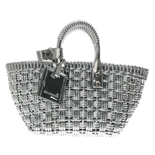 Luxury Balenciaga Trending 2025 XS Mettalic Woven Bistrot Panier Tote (SHG-iHAY00)