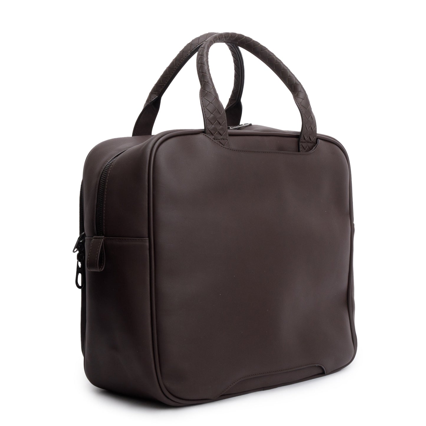 Bottega Veneta Brown intrecciato Leather Top Handle Briefcase