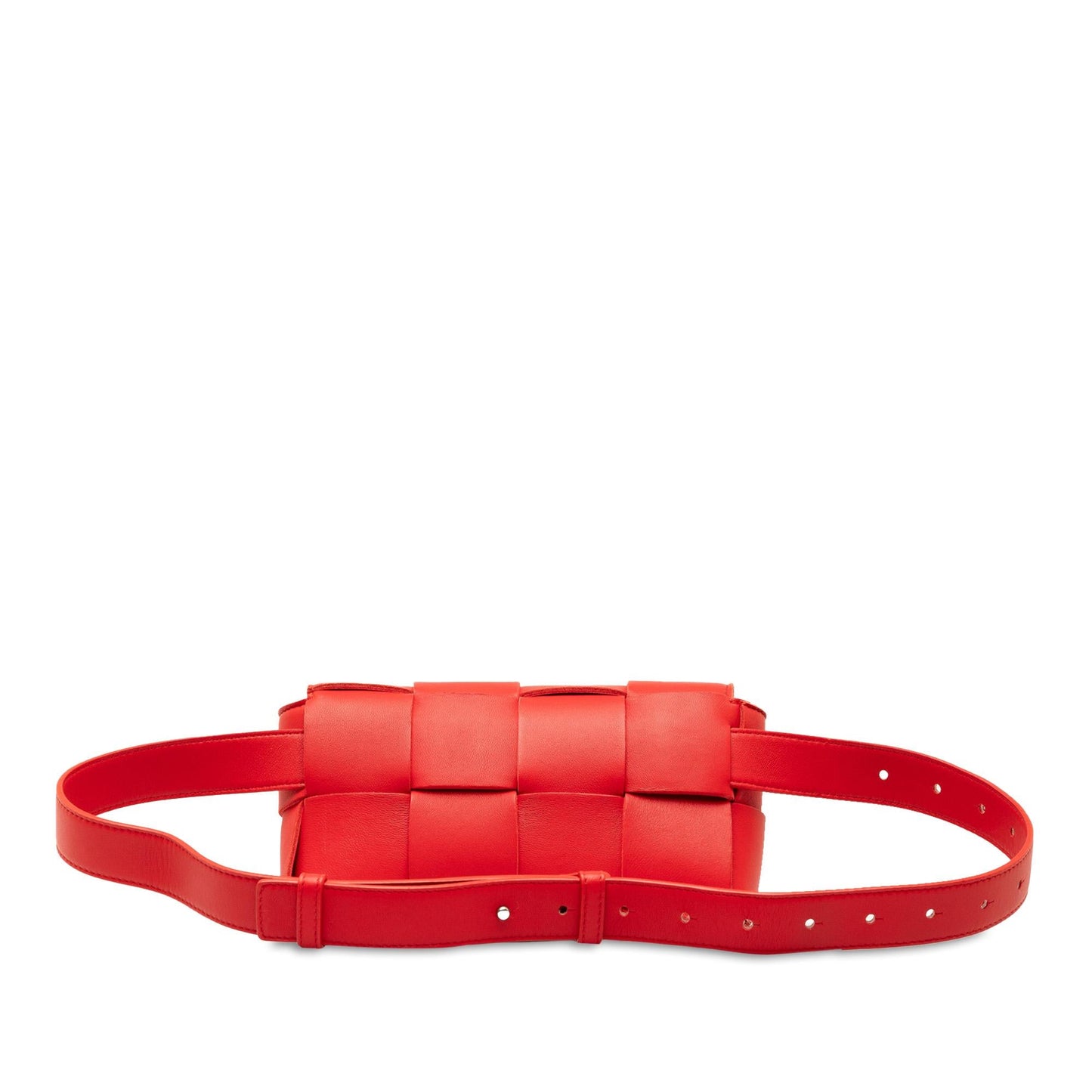 Luxury Bottega Veneta Calfskin Intrecciato Cassette Belt Bag (SHG-GmtFpe)