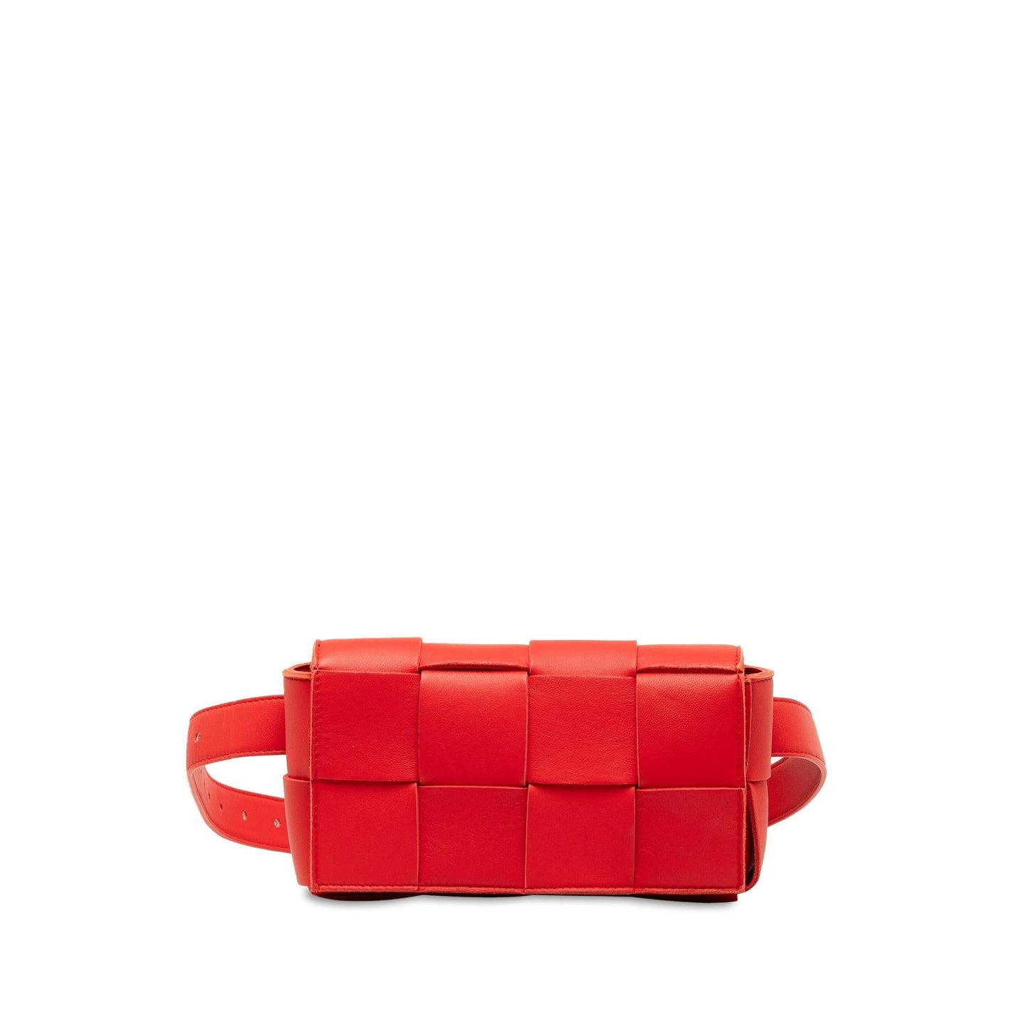 Luxury Bottega Veneta Calfskin Intrecciato Cassette Belt Bag (SHG-GmtFpe)