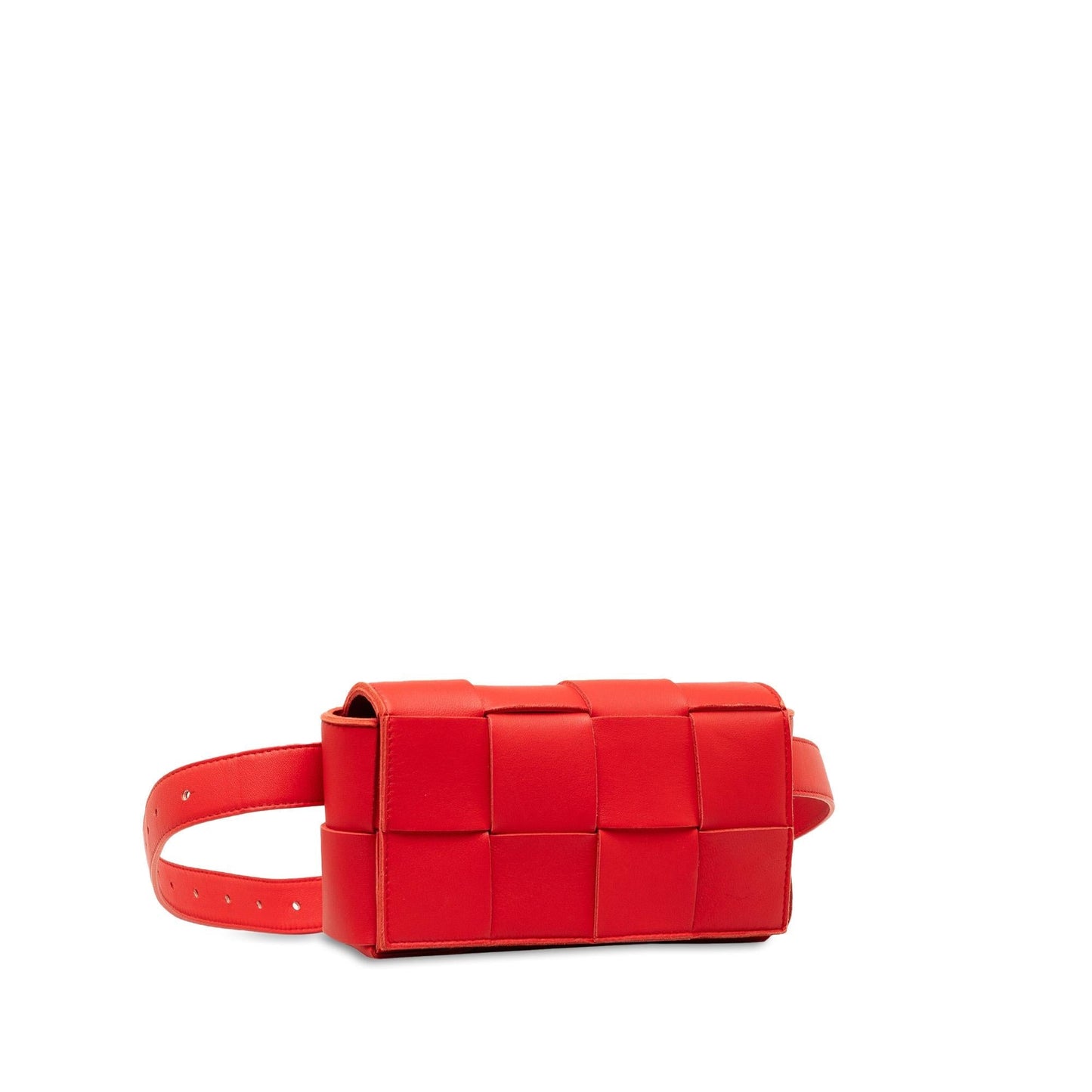 Luxury Bottega Veneta Calfskin Intrecciato Cassette Belt Bag (SHG-GmtFpe)