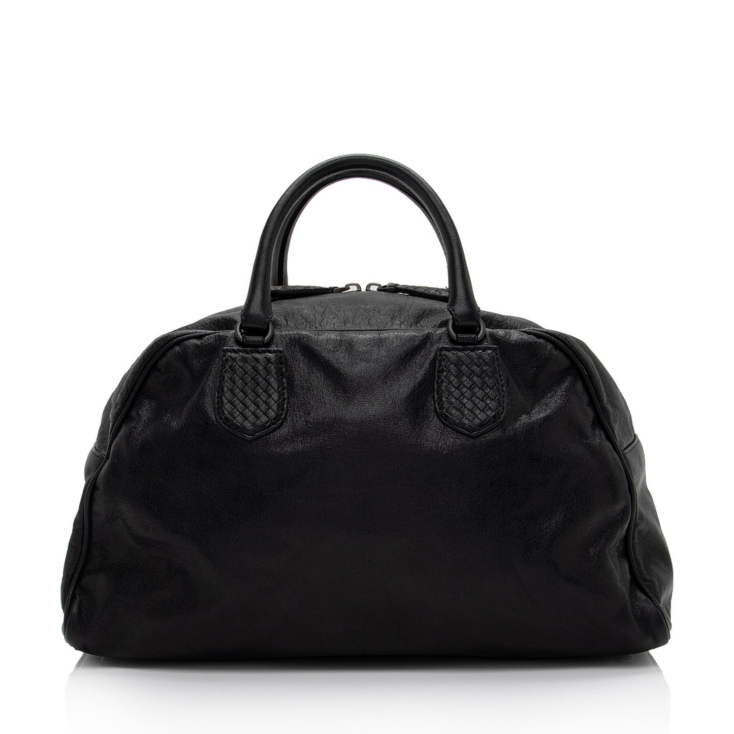 Luxury Bottega Veneta Calfskin Karung Intrecciato Weekender (SHF-t75dld)