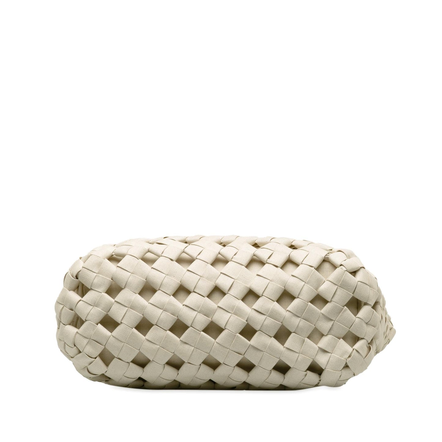 Luxury Bottega Veneta Canvas Window Woven Satchel (SHG-7SHWpr)