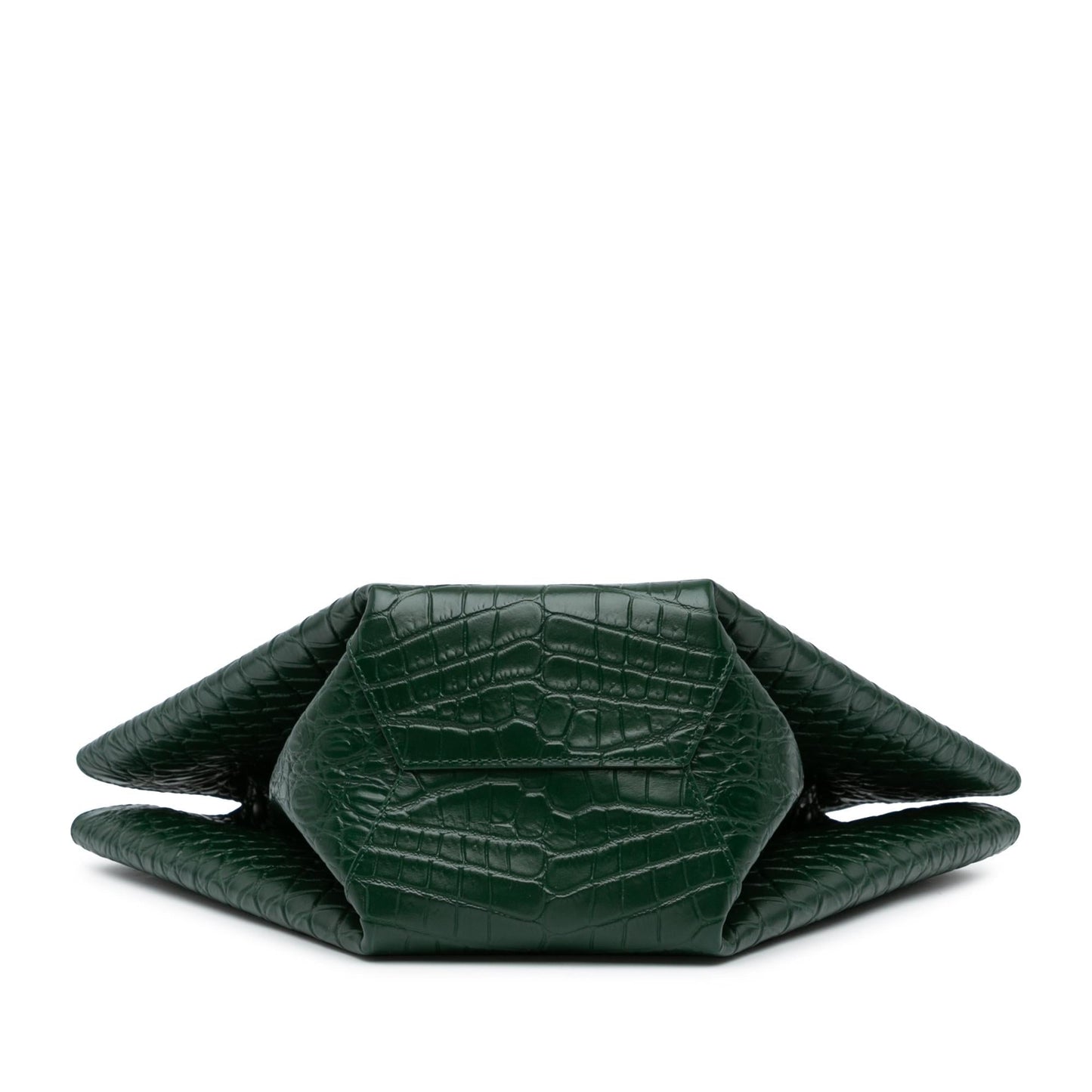 Luxury Bottega Veneta Crocodile Embossed Doll Top Handle Bag (SHG-NFmWTW)