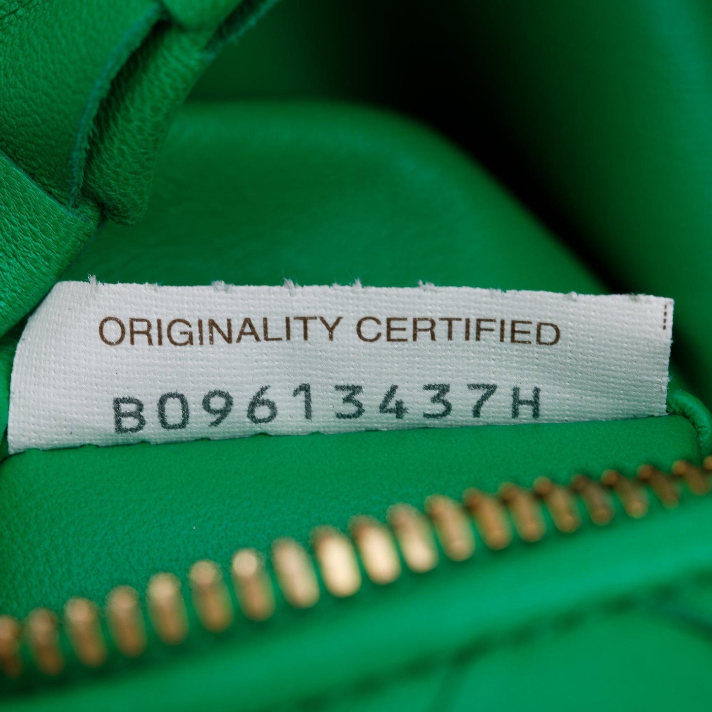 Bottega Veneta Green Intrecciato Leather Mini Jodie Bag