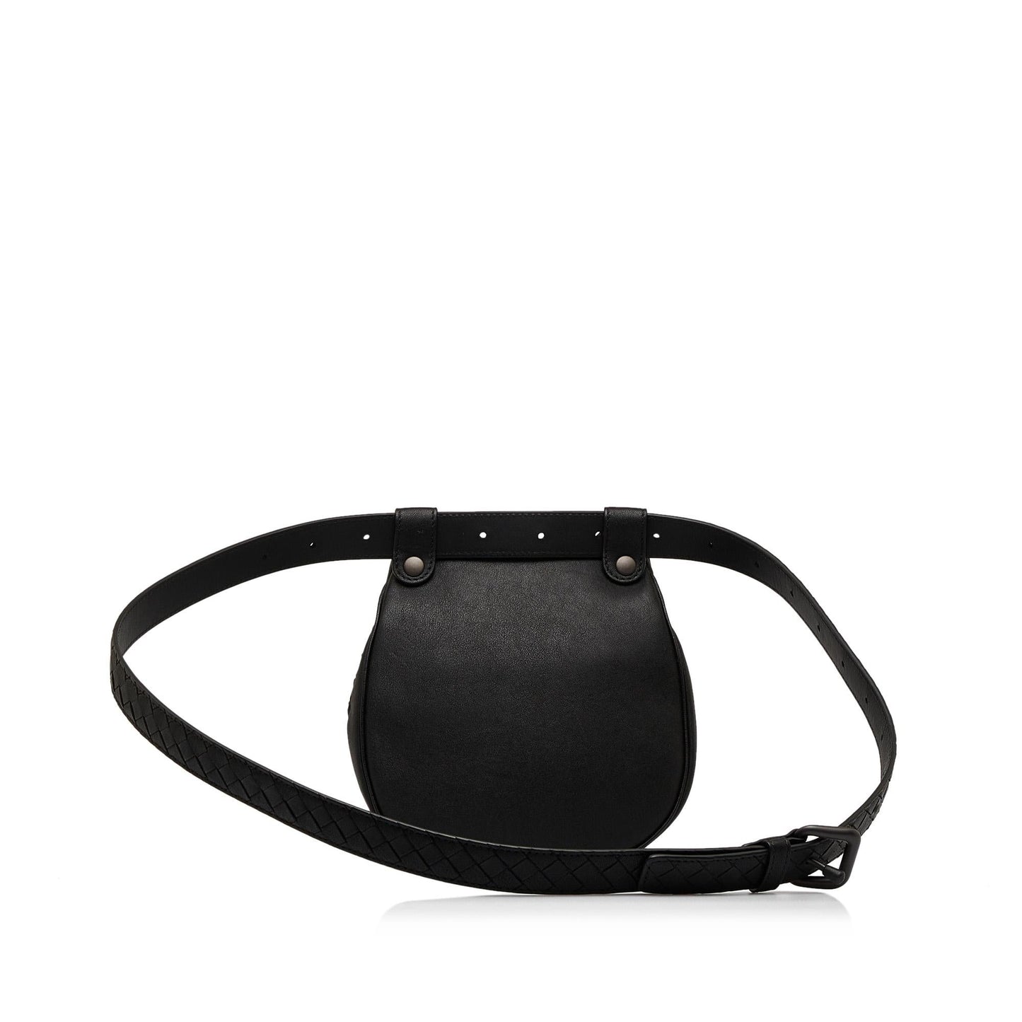 Luxury Bottega Veneta Intrecciato Flap Belt Bag (SHG-kTLVHx)