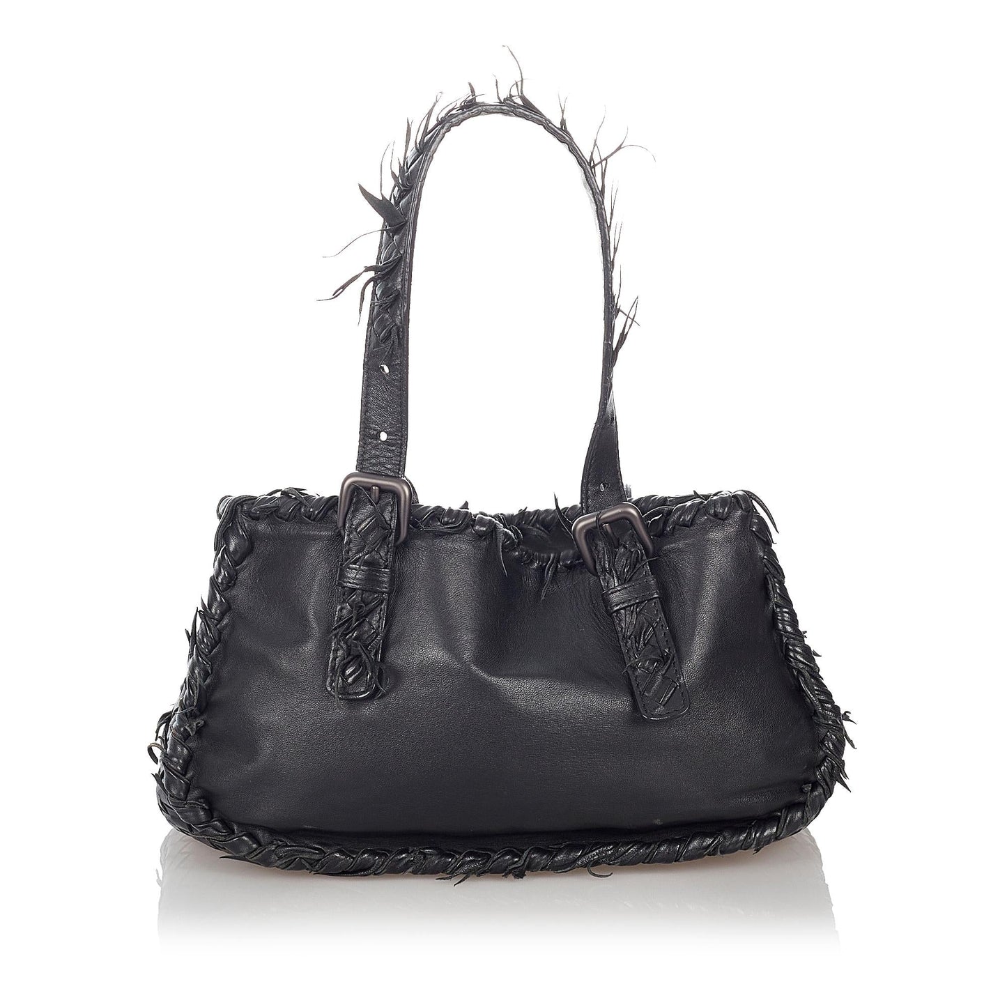 Luxury Bottega Veneta Intrecciato Leather Handbag (SHG-27217)
