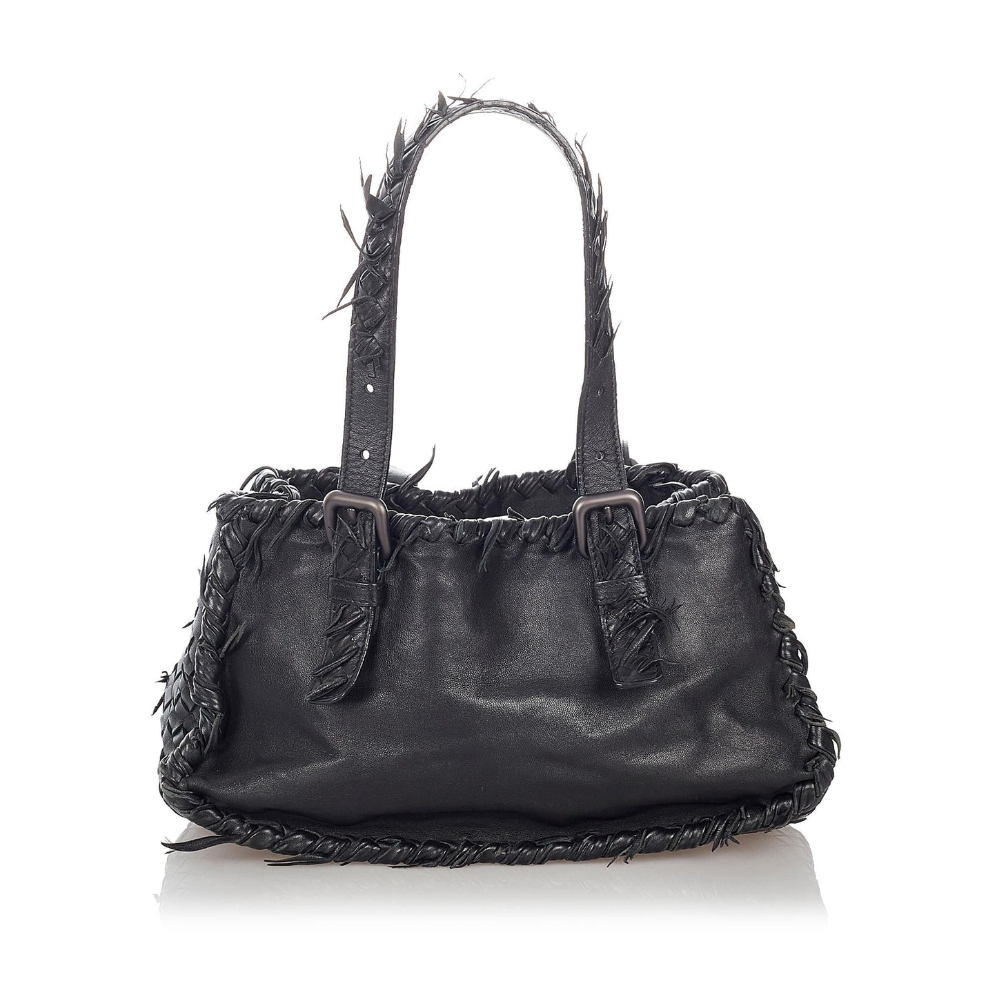 Luxury Bottega Veneta Intrecciato Leather Handbag (SHG-27217)