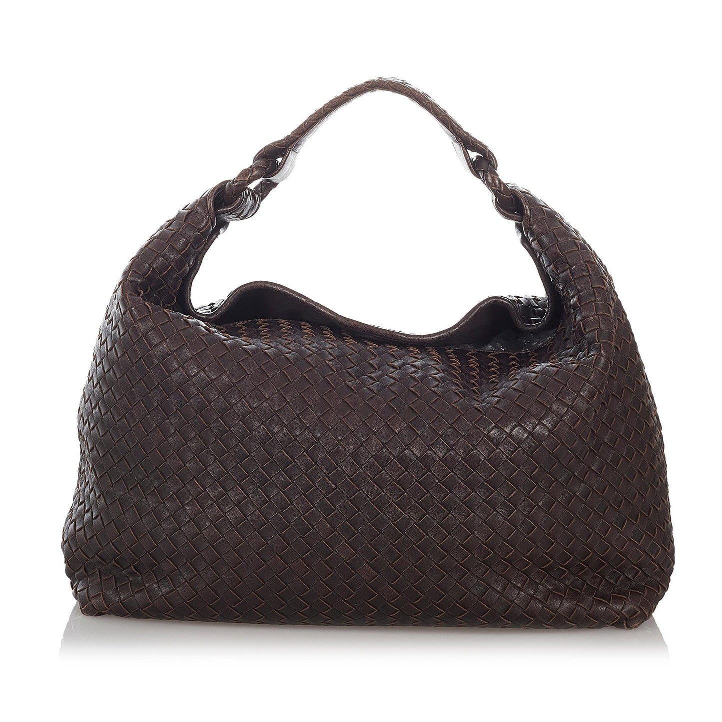Luxury Bottega Veneta Intrecciato Leather Hobo Bag (SHG-26811)