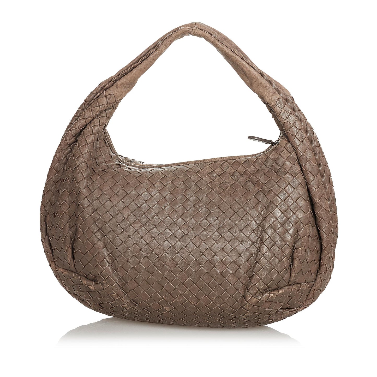 Luxury Bottega Veneta Intrecciato Leather Hobo Bag (SHG-34063)