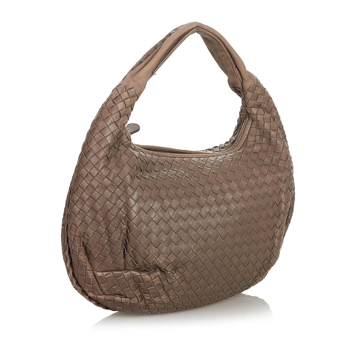 Luxury Bottega Veneta Intrecciato Leather Hobo Bag (SHG-34063)