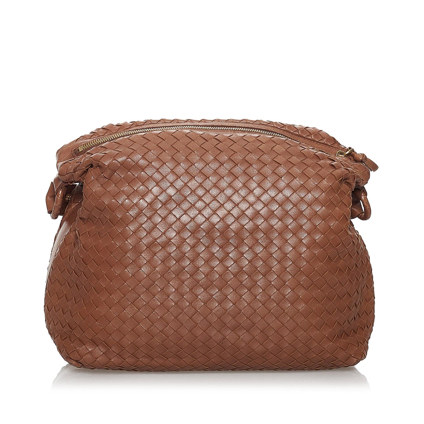 Luxury Bottega Veneta Intrecciato Leather Shoulder Bag (SHG-31180)