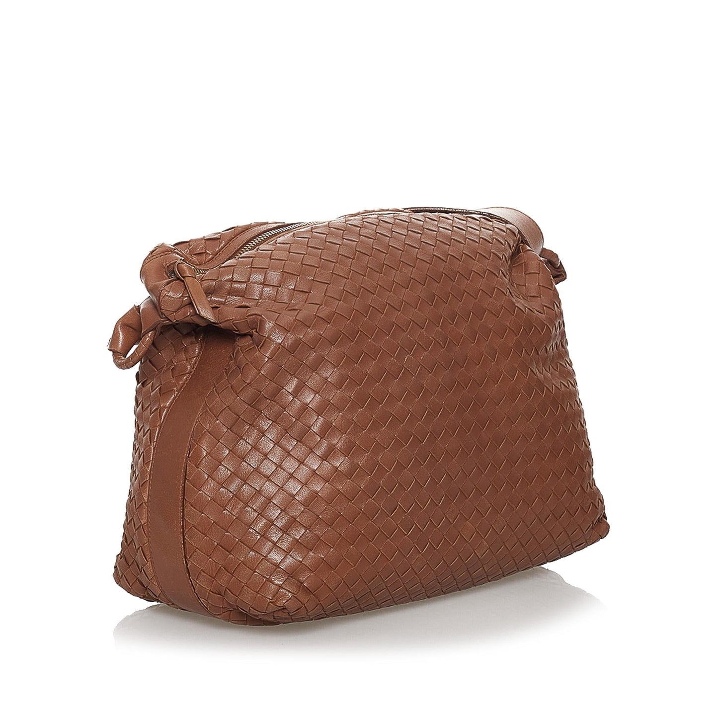 Luxury Bottega Veneta Intrecciato Leather Shoulder Bag (SHG-31180)