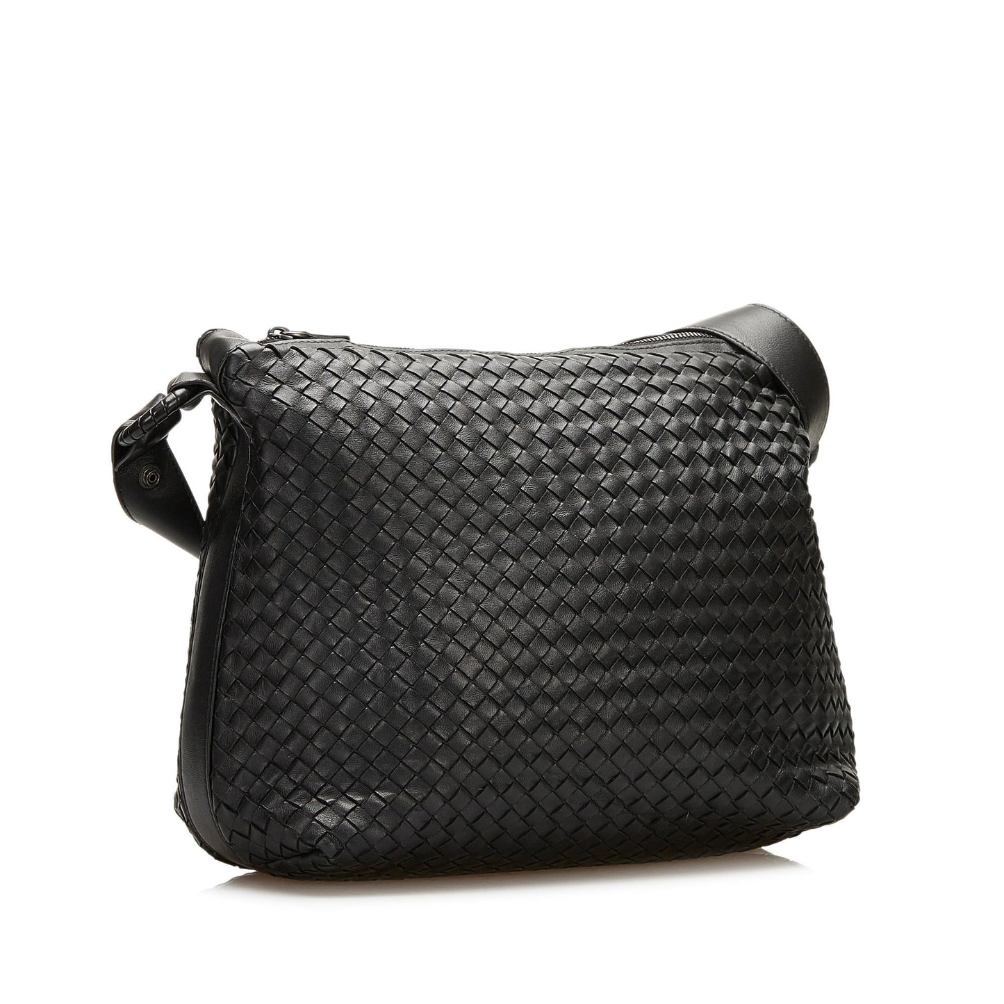 Luxury Bottega Veneta Intrecciato Leather Shoulder Bag (SHG-35446)