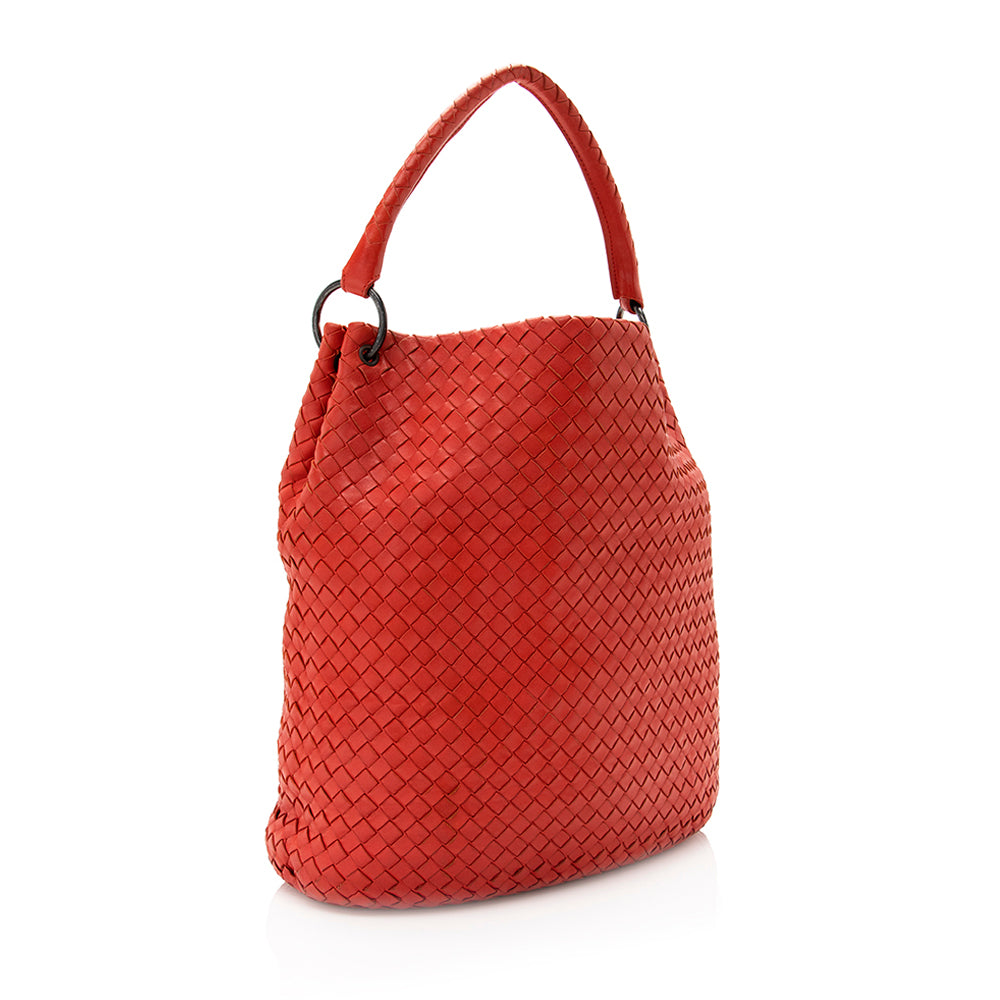 Luxury Bottega Veneta Intrecciato Nappa Bucket Bag - FINAL SALE (SHF-20109)
