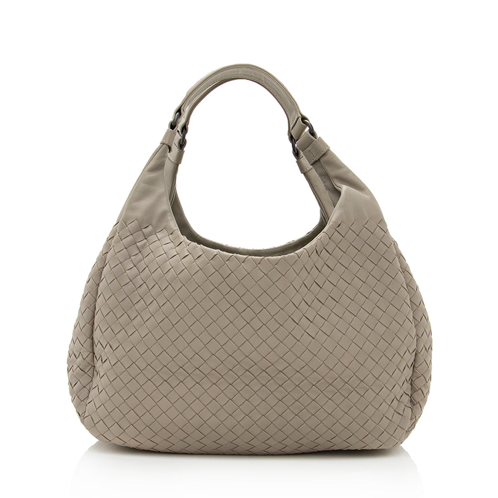 Luxury Bottega Veneta Intrecciato Nappa Campana Small Shoulder Bag  - FINAL SALE (SHF-19466)