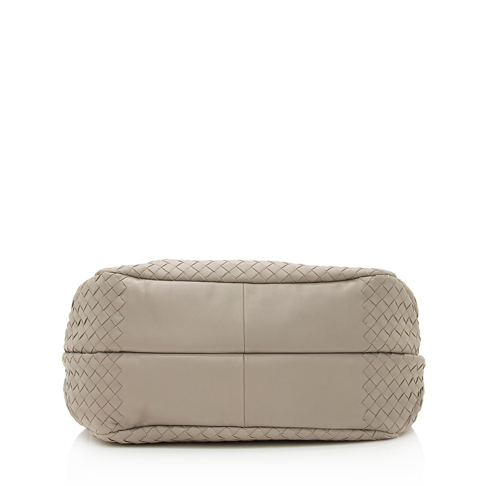 Luxury Bottega Veneta Intrecciato Nappa Campana Small Shoulder Bag  - FINAL SALE (SHF-19466)