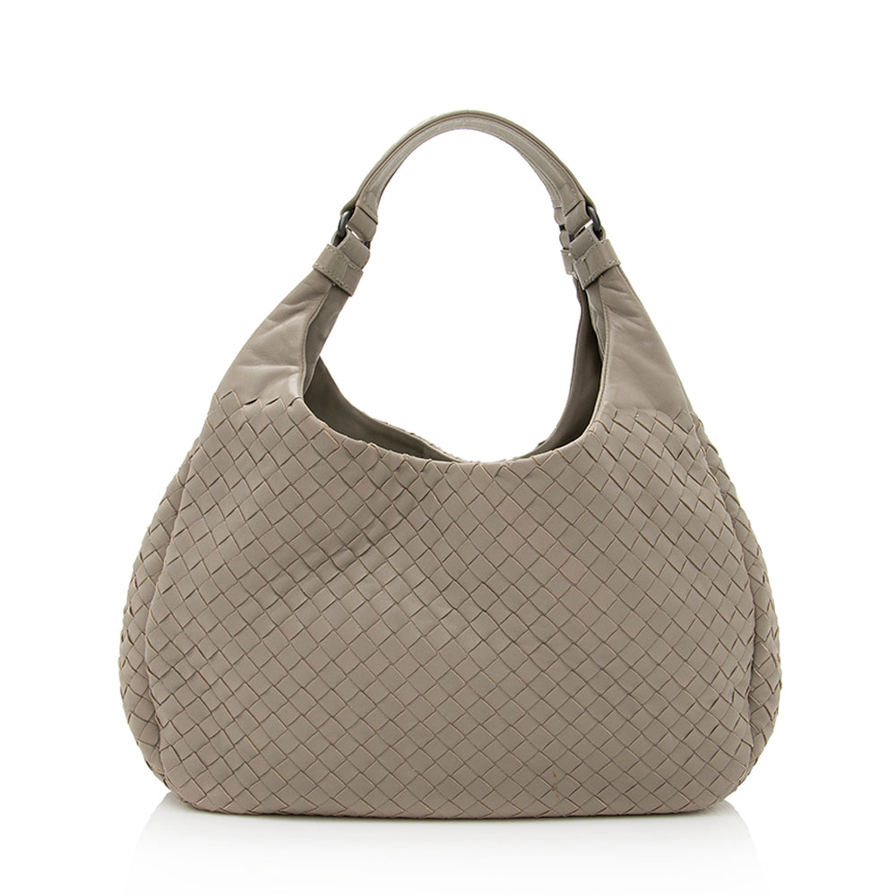 Luxury Bottega Veneta Intrecciato Nappa Campana Small Shoulder Bag  - FINAL SALE (SHF-19466)