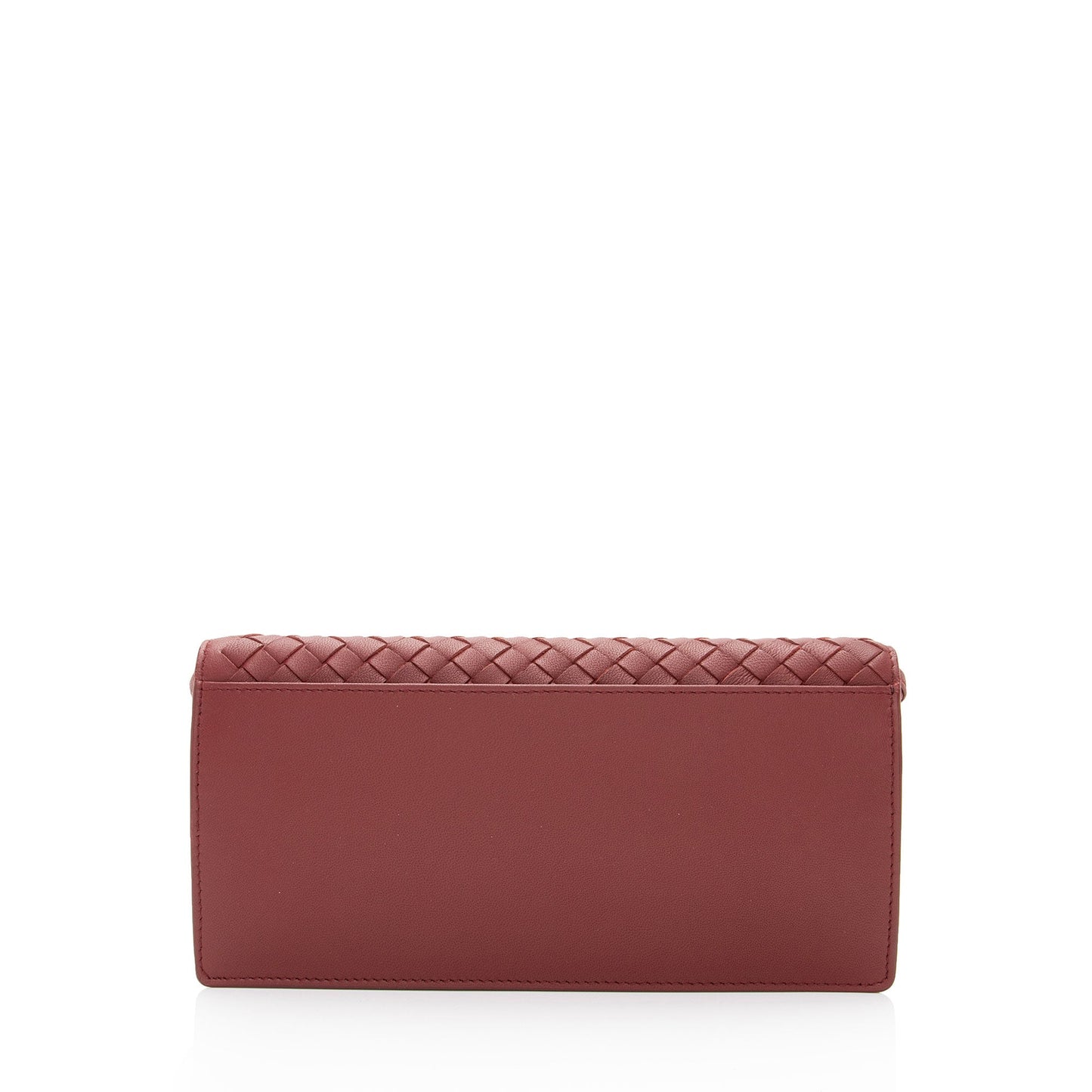 Luxury Bottega Veneta Intrecciato Nappa Flap Clutch (SHF-tEWJJp)