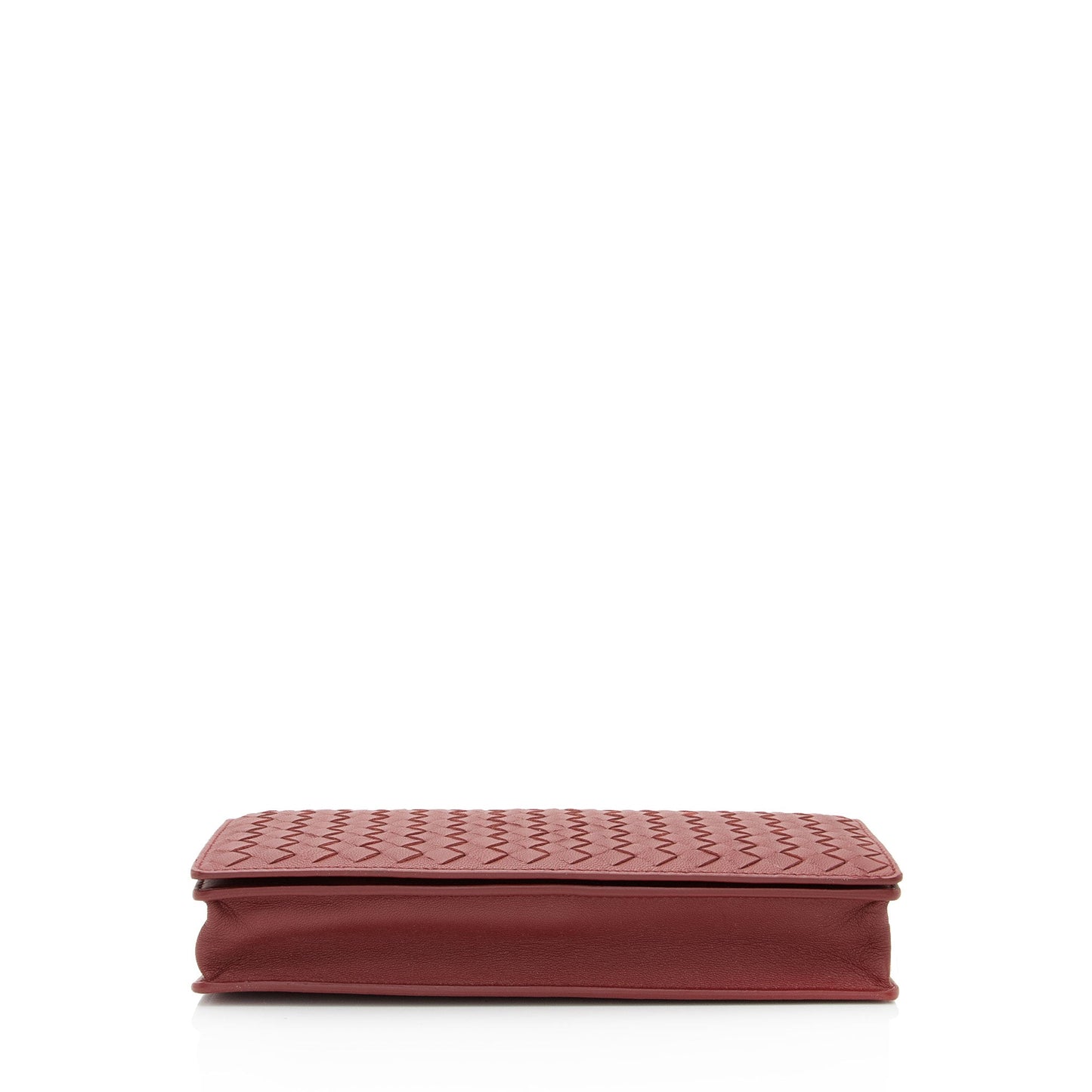 Luxury Bottega Veneta Intrecciato Nappa Flap Clutch (SHF-tEWJJp)