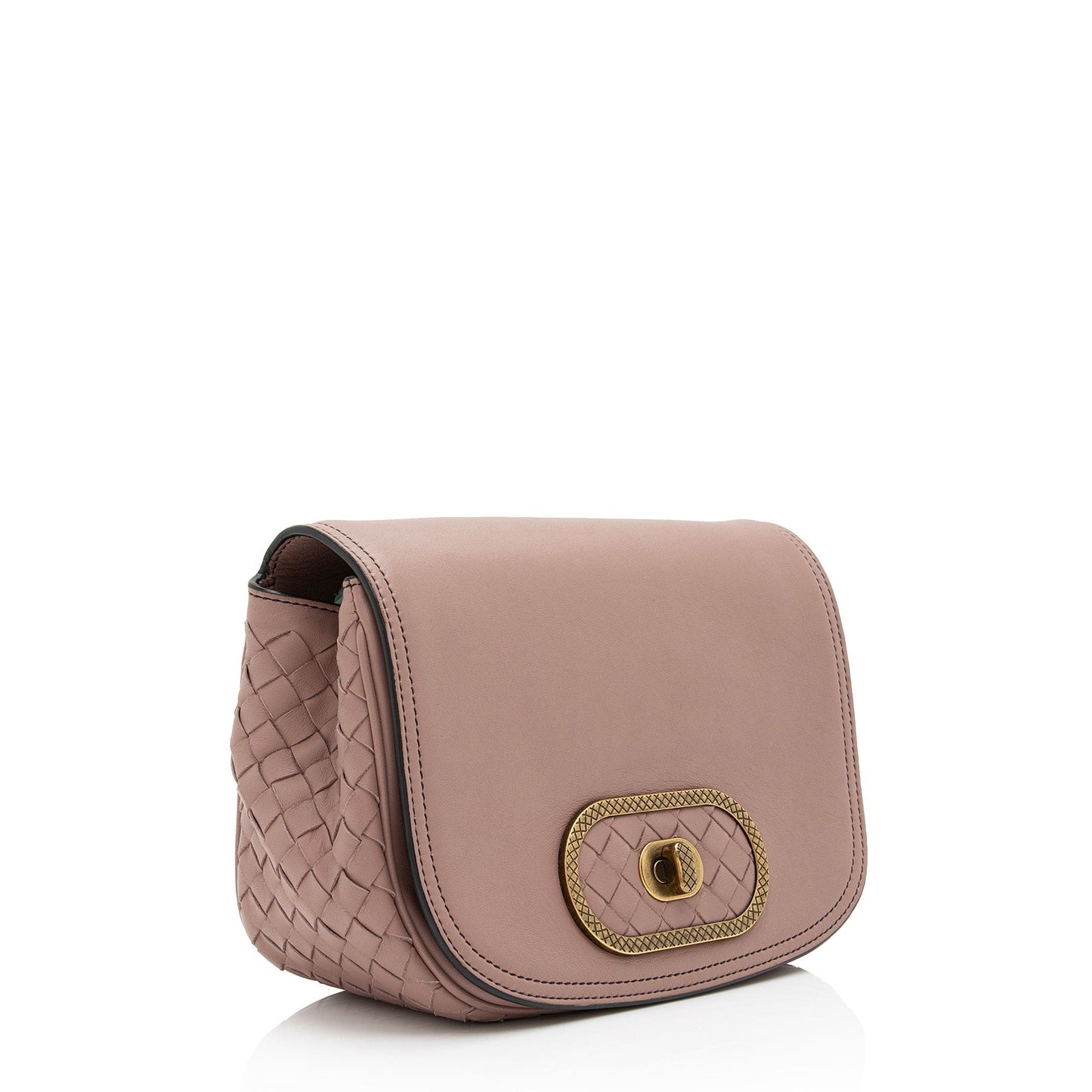 Luxury Bottega Veneta Intrecciato Nappa Leather BV Luna Crossbody Bag (SHF-dAMwzh)