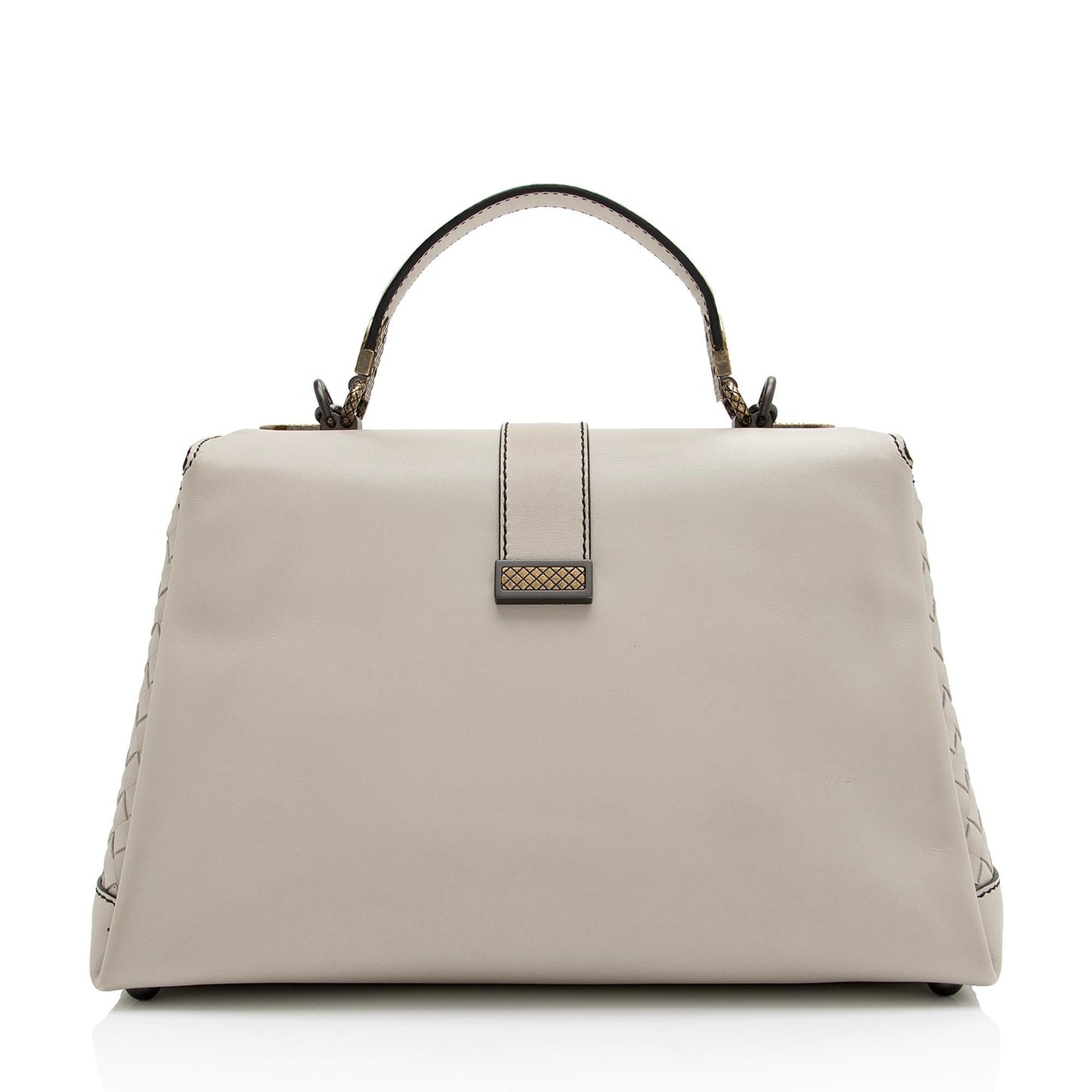 Luxury Bottega Veneta Intrecciato Nappa Leather Piazza Medium Top Handle Bag (SHF-a9Rtki)