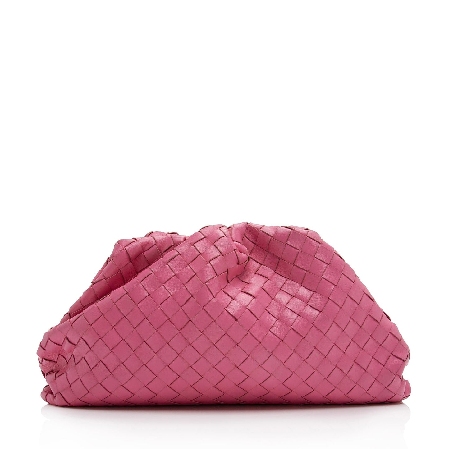 Luxury Bottega Veneta Intrecciato Nappa Leather The Pouch Clutch (SHF-23279)