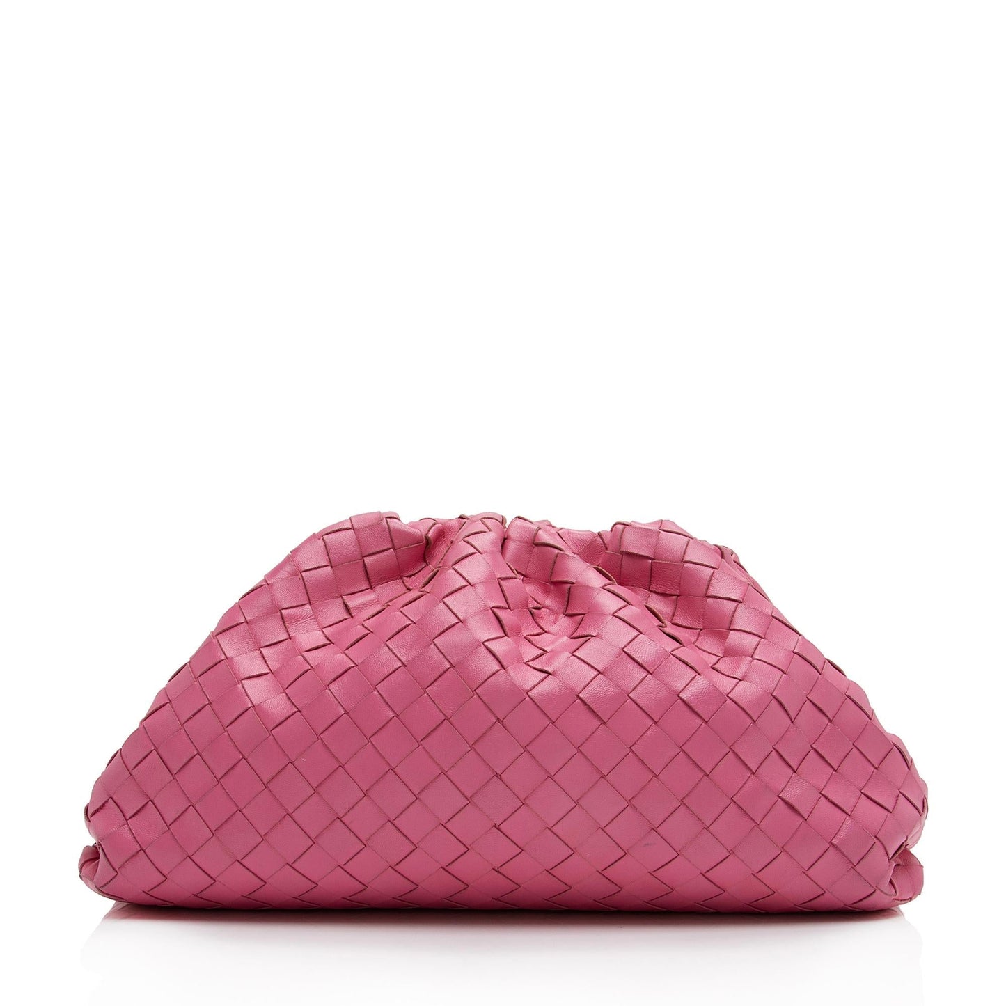 Luxury Bottega Veneta Intrecciato Nappa Leather The Pouch Clutch (SHF-23279)