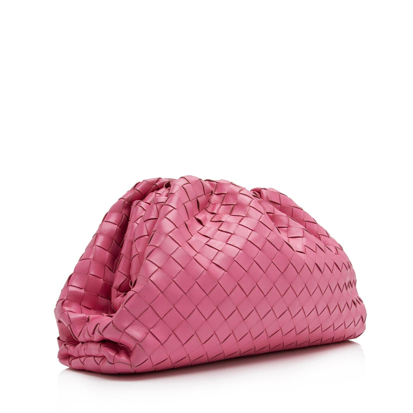 Luxury Bottega Veneta Intrecciato Nappa Leather The Pouch Clutch (SHF-23279)