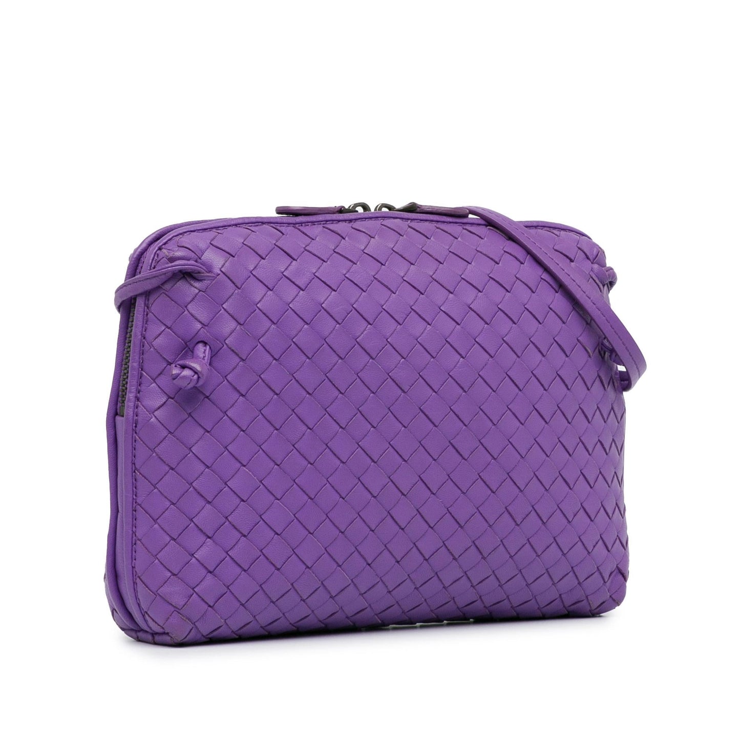 Luxury Bottega Veneta Intrecciato Nodini Crossbody (SHG-RyrbLt)