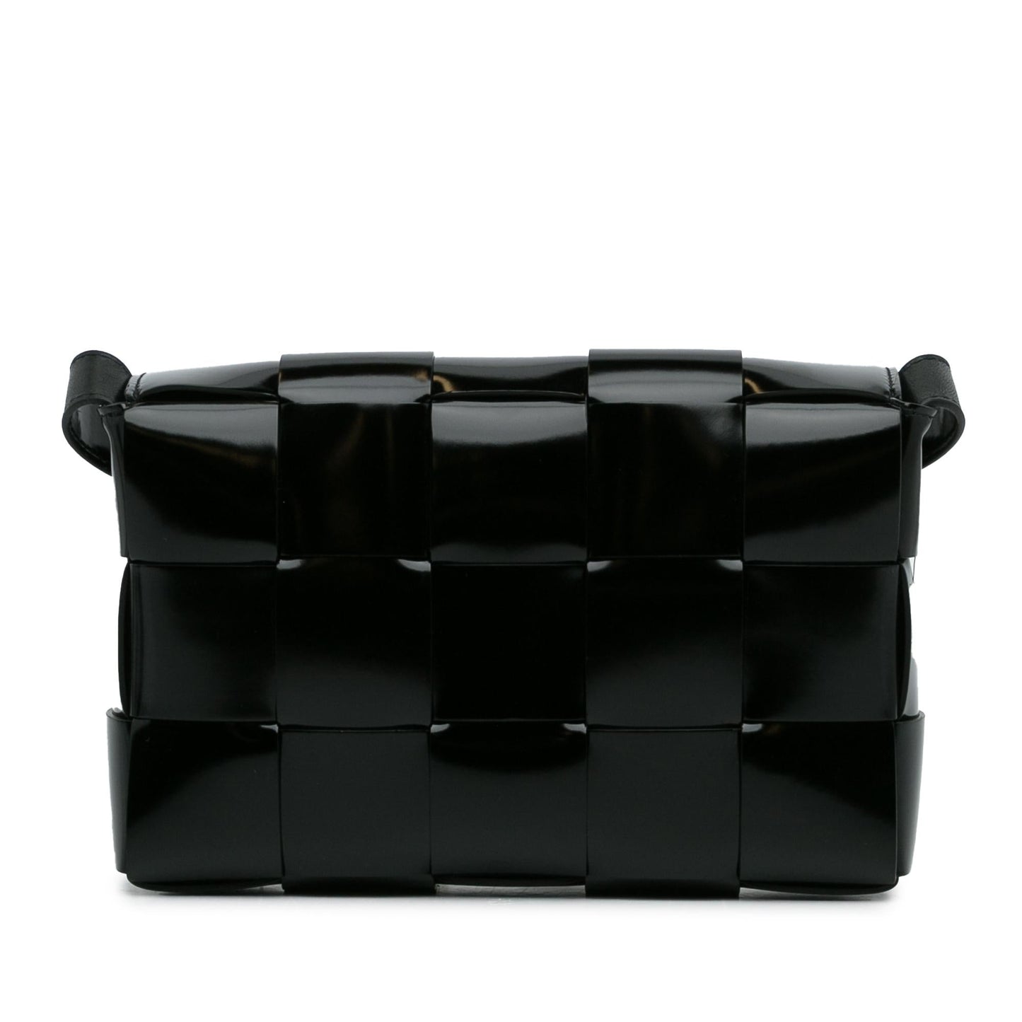 Luxury Bottega Veneta Intrecciato Patent Cassette (SHG-w1334a)