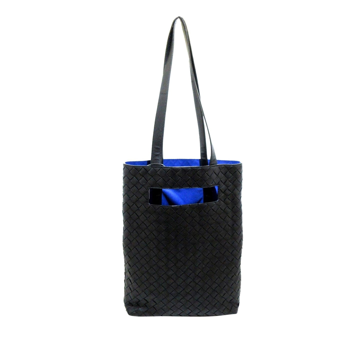 Luxury Bottega Veneta Intrecciato Slot Leather Tote Bag (SHG-QF0E3N)