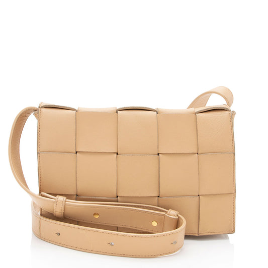 Luxury Bottega Veneta Lambskin Cassette Crossbody (SHF-nAVsRl)